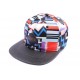 Snapback JBB couture géometrie Noir ANCIENNES COLLECTIONS divers