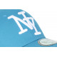 Casquette NY Bleu Azur et Blanche Tendance Visiere Baseball Stazky CASQUETTES Hip Hop Honour