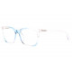 Grandes Lunettes de Lecture Femme Bleu Transparent Fashion Delly Lunettes Loupes New Time