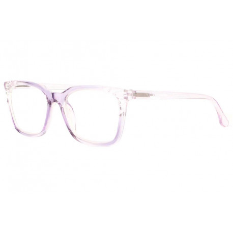 Grandes Lunettes de Lecture Femme Violet Transparent Classe Delly Lunettes Loupes New Time