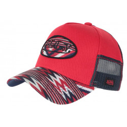 Casquette Von Dutch Rouge et Noire Originale Baseball Custom Atru CASQUETTES VON DUTCH