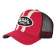 Casquette Von Dutch Rouge et Beige Trucker Baseball Classe Stripe CASQUETTES VON DUTCH