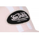 Casquette Von Dutch Rose et Blanche Trucker Baseball Fashion Stripe CASQUETTES VON DUTCH