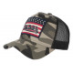 Casquette Von Dutch Militaire Kaki Drapeau USA Trucker Baseball Flag CASQUETTES VON DUTCH