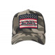 Casquette Von Dutch Militaire Kaki Drapeau USA Trucker Baseball Flag CASQUETTES VON DUTCH