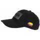 Casquette El Patron Medellin Noire Strass Effet Daim Colombia Baseball CASQUETTES SKR