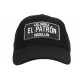 Casquette El Patron Noire et Argent Strass Effet Daim Medellin Baseball CASQUETTES SKR