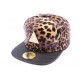 Casquette Snapback JBB couture leopard visière noir ANCIENNES COLLECTIONS divers