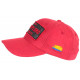 Casquette Plata o Plomo Rouge Patch Strass Tissu Daim Colombia Baseball ANCIENNES COLLECTIONS divers