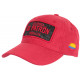 Casquette El Patron Rouge et Noire Strass Look Daim Colombia Medellin Baseball ANCIENNES COLLECTIONS divers