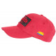 Casquette El Patron Rouge et Noire Strass Look Daim Colombia Medellin Baseball ANCIENNES COLLECTIONS divers