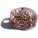 Casquette Snapback JBB couture leopard visière noir ANCIENNES COLLECTIONS divers