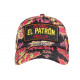 Casquette El Patron Noire et Jaune Medellin Streetwear Baseball Colombia CASQUETTES SKR