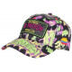 Casquette El Patron Jaune Fluo et Noire Streetwear Medellin Colombia Baseball CASQUETTES SKR