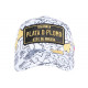 Casquette Plata o Plomo Blanche et Noire Streetwear Colombia Baseball CASQUETTES SKR