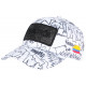 Casquette El Patron Blanche et Noire Streetwear Colombia Medellin Baseball CASQUETTES SKR