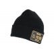 Bonnet El Patron Noir et Doré Design Streetwear Colombia Medellin BONNETS Hip Hop Honour