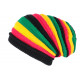 Bonnet Rasta Rouge Jaune Vert Jamaicain Laine fashion Jack BONNETS Nyls Création