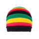 Bonnet Rasta Rouge Jaune Vert Jamaicain Laine fashion Jack BONNETS Nyls Création