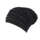 Bonnet Rasta Gris et Noir Long en Laine Style Tendance Jack ANCIENNES COLLECTIONS divers