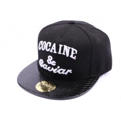 Snapback JBB couture noire visière serpent ANCIENNES COLLECTIONS divers