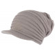 Bonnet Casquette Rasta Gris Clair Tendance Fashion en Laine Douce Kyft ANCIENNES COLLECTIONS divers