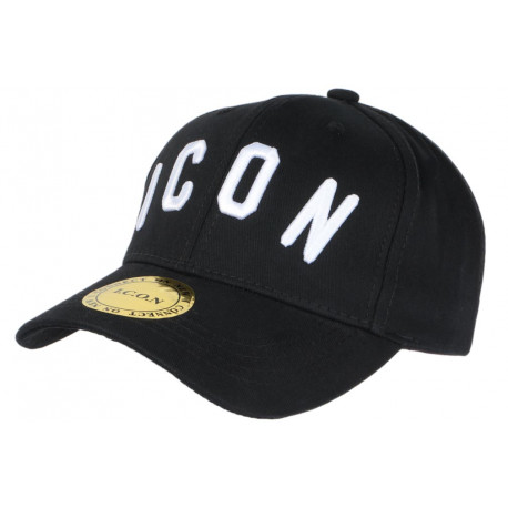 Casquette ICON Noire et Blanche Streetwear Look Baseball Fyck CASQUETTES Hip Hop Honour