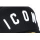 Casquette ICON Noire et Blanche Streetwear Look Baseball Fyck CASQUETTES Hip Hop Honour