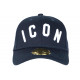 Casquette ICON Bleue et Blanche Streetwear Baseball Fyck CASQUETTES Hip Hop Honour