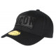 Casquette ICON Noire avec Strass design Streetwear Baseball Orka CASQUETTES Hip Hop Honour