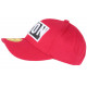 Casquette ICON Rouge avec Strass Noir design Streetwear Baseball Orka ANCIENNES COLLECTIONS divers