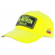 Casquette El Patron Jaune Fluo Strass Noir Medellin Colombia Baseball CASQUETTES SKR