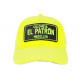 Casquette El Patron Jaune Fluo Strass Noir Medellin Colombia Baseball CASQUETTES SKR