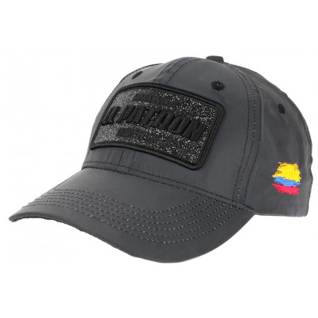 Casquette El Patron Grise en Tissu Reflechissant Fashion Medellin Colombia Baseball CASQUETTES SKR