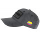 Casquette El Patron Grise en Tissu Reflechissant Fashion Medellin Colombia Baseball CASQUETTES SKR