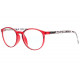 Lunettes de Lecture Rondes Rouges et Noires Tendance et Fashion Zelly Lunettes Loupes New Time