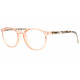 Lunettes de Lecture Rondes Oranges et Noires Tendances et Classes Zelly Lunettes Loupes New Time