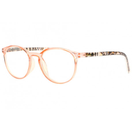 Lunettes de Lecture Rondes Oranges et Noires Tendances et Classes Zelly Lunettes Loupes New Time