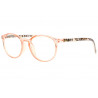 Lunettes de Lecture Rondes Oranges et Noires Tendances et Classes Zelly Lunettes Loupes New Time