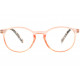 Lunettes de Lecture Rondes Oranges et Noires Tendances et Classes Zelly Lunettes Loupes New Time