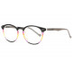 Lunettes Loupe Rondes Noires et Oranges Tendance Fozza Lunettes Loupes New Time