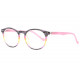 Lunettes de Lecture Rondes Roses et Noires Tendance Fozza Lunettes Loupes New Time