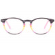 Lunettes de Lecture Rondes Roses et Noires Tendance Fozza Lunettes Loupes New Time