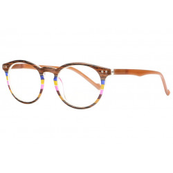 Lunettes Loupe Rondes Bois Marron Classe Fozza Lunettes Loupes New Time