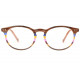 Lunettes Loupe Rondes Bois Marron Classe Fozza Lunettes Loupes New Time