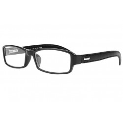 Lunettes de Lecture Cuir Noir Mode Classe Rectangulaires Neyl Lunettes Loupes Proloupe