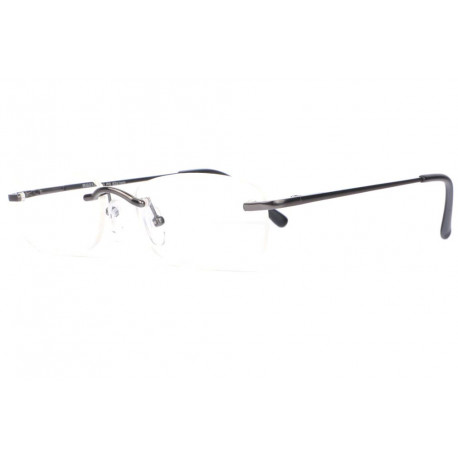 Lunettes de Lecture Percees Noires en Metal Legeres Confortable Saja Lunettes Loupes Proloupe