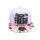 Snapback JBB couture Grise version florale ANCIENNES COLLECTIONS divers