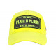 Casquette Plata o Plomo Jaune Fluo et Strass Noir Colombia Baseball CASQUETTES SKR