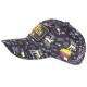 Casquette El Patron Noire et Dorée Strass Streetwear Colombia Medellin Baseball CASQUETTES SKR